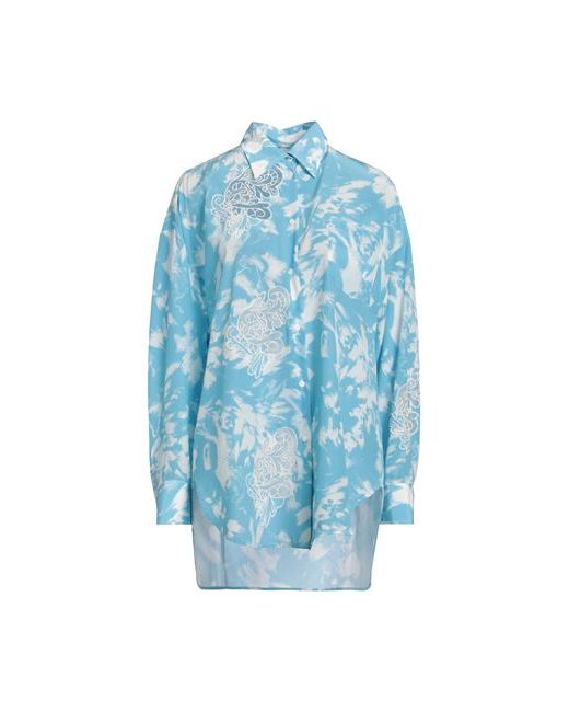 Ermanno Scervino Shirt Azure Silk