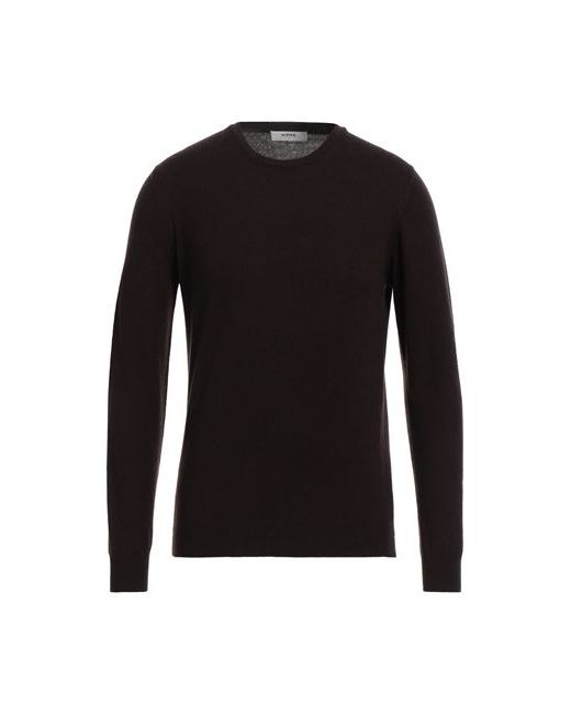Alpha Studio Man Sweater Dark Wool Cashmere