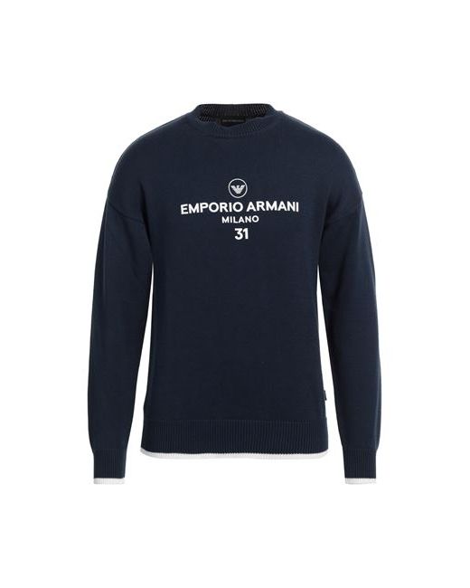 Emporio Armani Man Sweater Slate Cotton