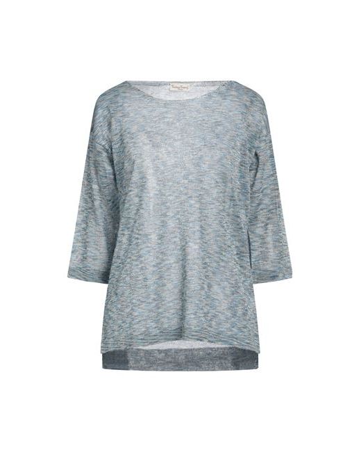 Cashmere Company Sweater Azure Cotton Silk Lurex Nylon