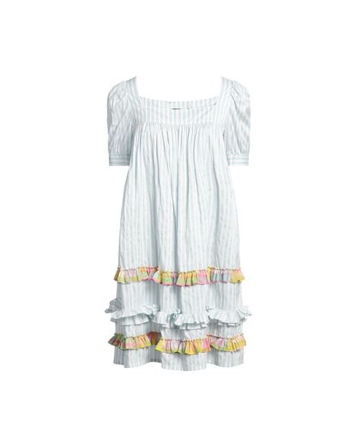 Boutique Moschino Mini dress Sky Cotton Silk