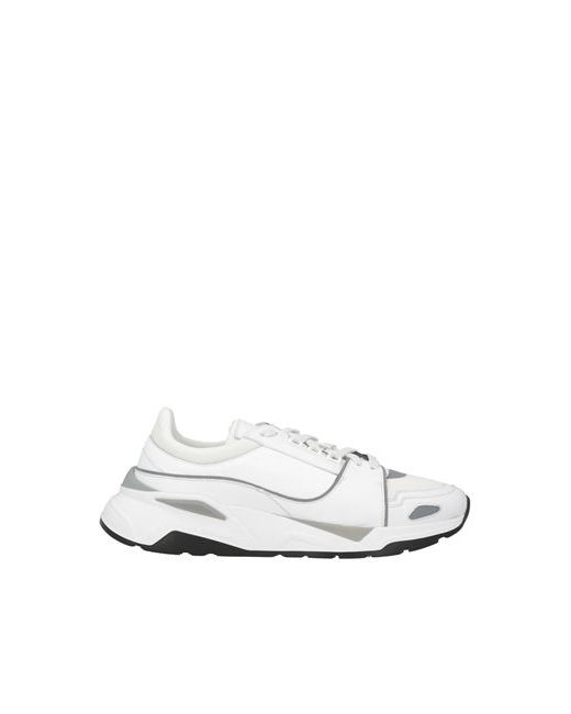 Canali Man Sneakers Leather Textile fibers