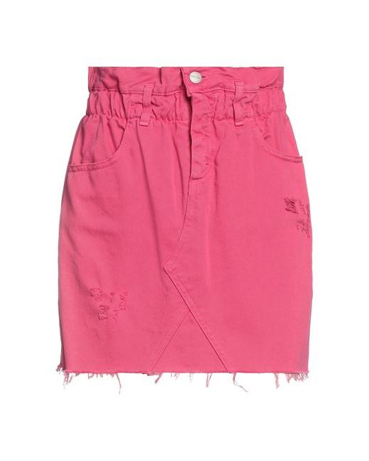 Susy-Mix Mini skirt Fuchsia Cotton Elastane