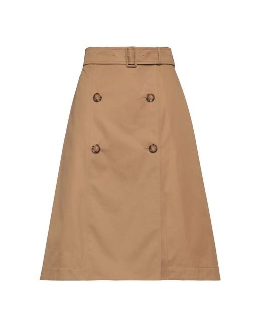 Burberry Midi skirt Camel Cotton