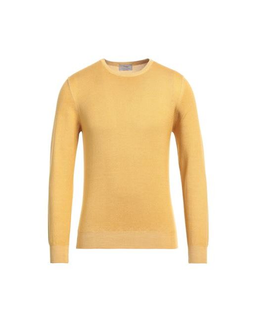Gran Sasso Man Sweater Ocher Cashmere