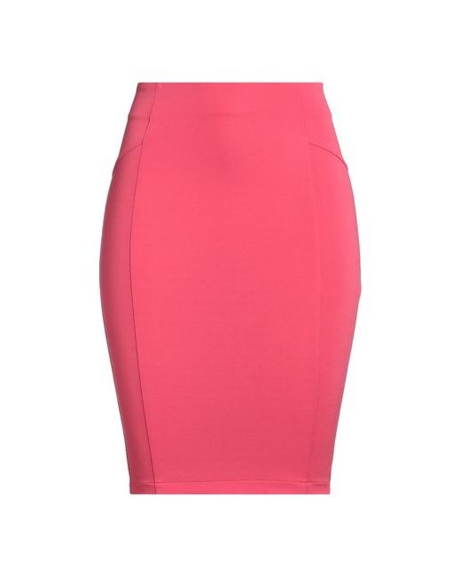 Pinko Mini skirt Coral Viscose Polyamide Elastane