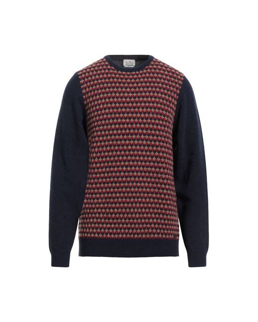 Brooksfield Man Sweater Midnight Wool Polyamide