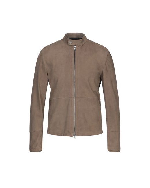 Cover Orciani Man Jacket Camel Soft Leather