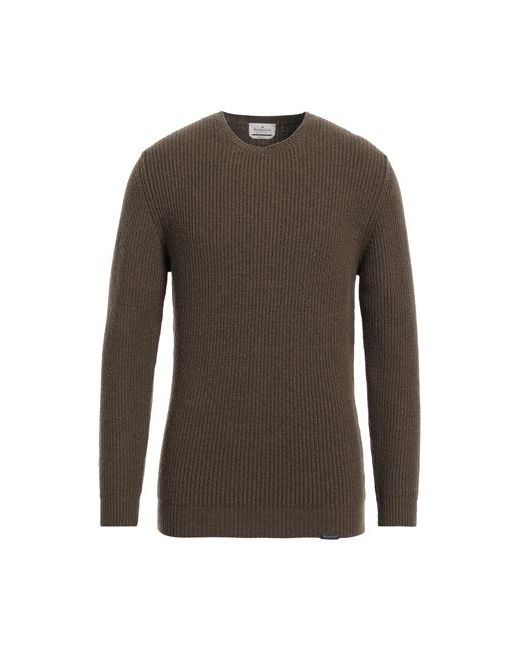 Brooksfield Man Sweater Military Polyamide Wool Viscose Polyester