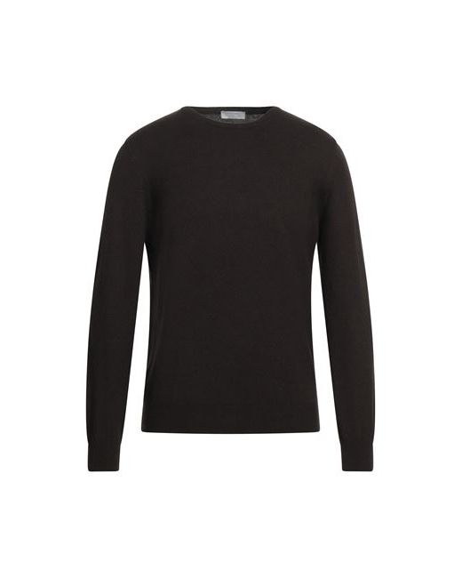 Gran Sasso Man Sweater Dark Virgin Wool Cashmere Viscose
