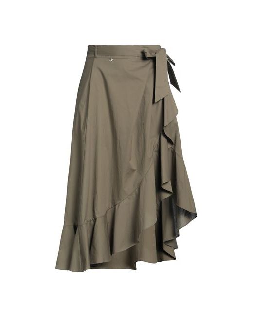 Pinko Midi skirt Military Cotton