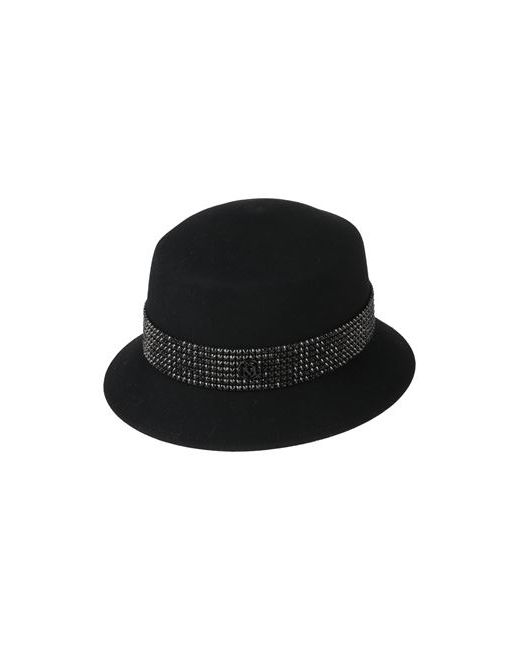 Maison Michel Hat Wool Brass Cotton