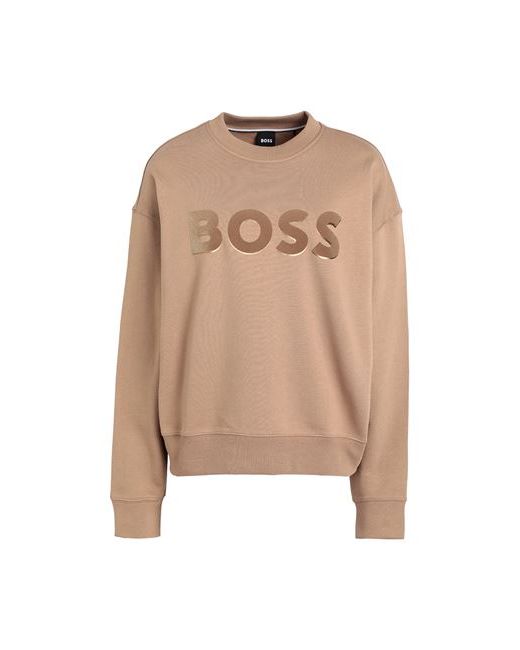 Boss Sweatshirt Camel Cotton
