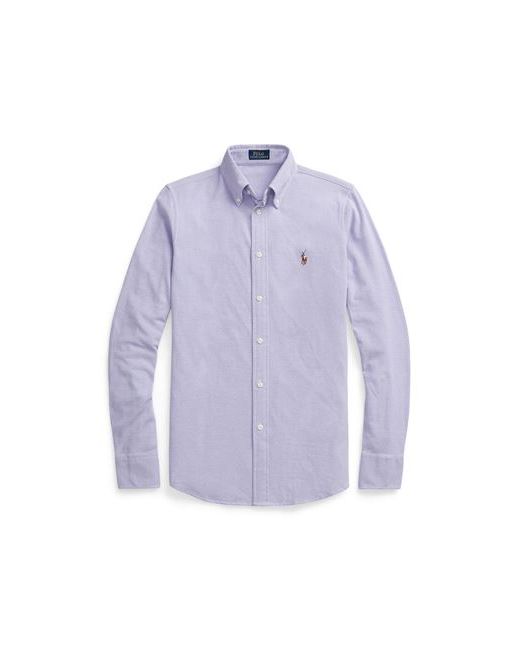 Polo Ralph Lauren Slim Fit Knit Cotton Oxford Shirt Lilac
