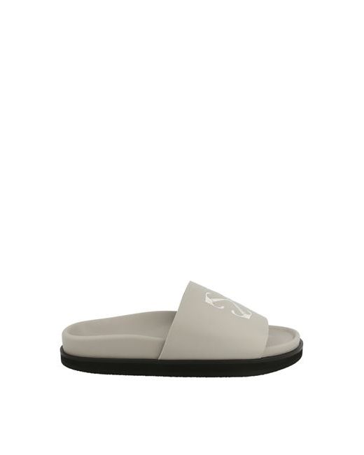 Off-White Pool Time Slider Man Sandals Tanned leather