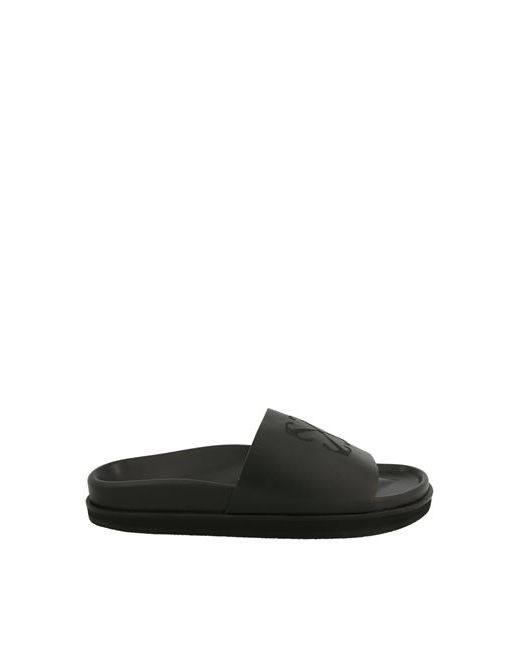 Off-White Pool Time Slider Man Sandals Tanned leather