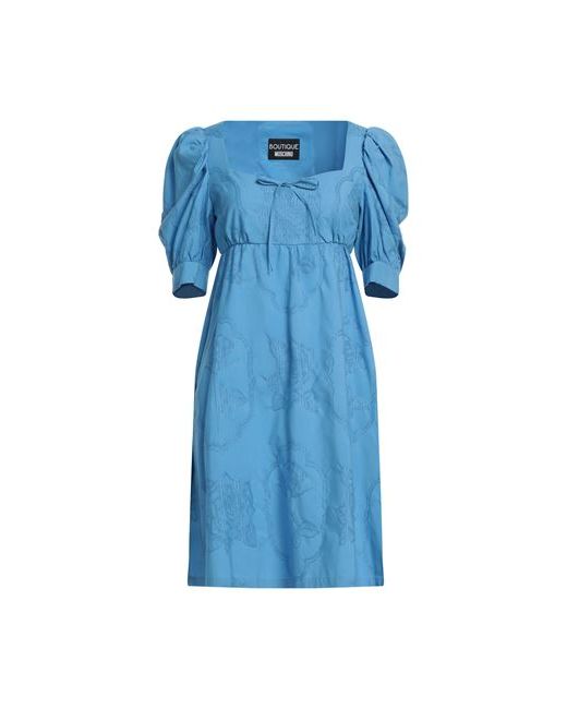 Boutique Moschino Mini dress Azure Cotton Viscose