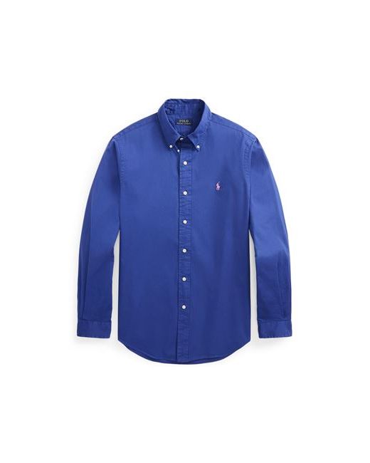 Polo Ralph Lauren Slim Fit Garment-dyed Twill Shirt Man Cotton