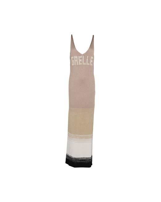 GAëLLE Paris Maxi dress Sand Viscose Metallic fiber Polyamide