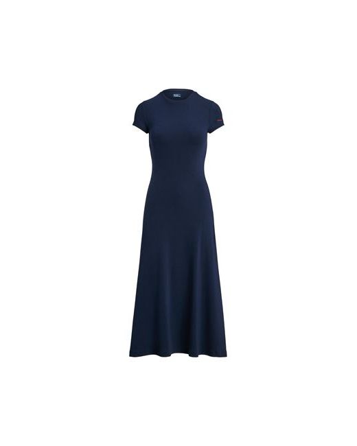 Polo Ralph Lauren Stretch-cotton Blend Tee Dress Midi dress Modal Cotton Elastane