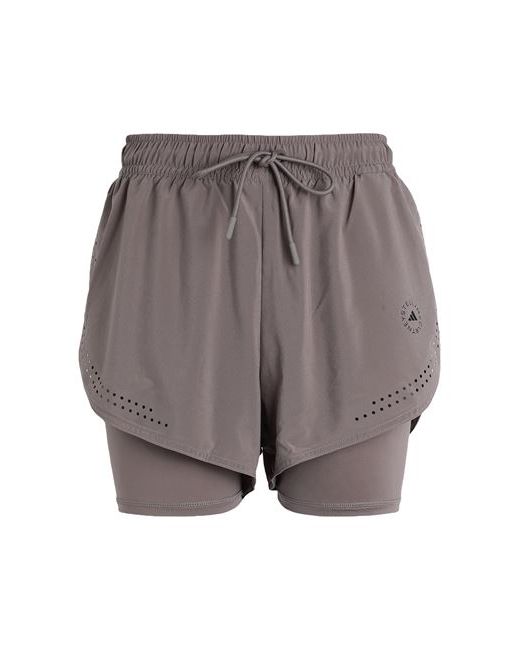 Adidas by Stella McCartney Asmc Tpr 2in1short Shorts Bermuda Light brown Recycled polyester Elastane
