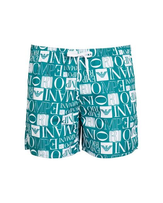 Emporio Armani Boxer Beachwear Man Swim trunks Polyester