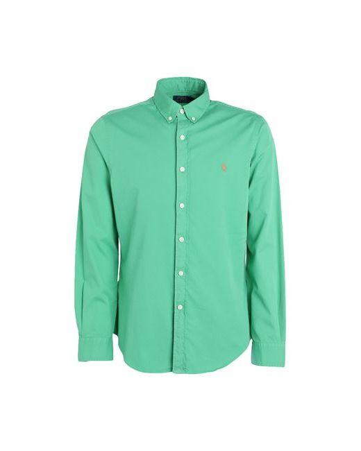 Polo Ralph Lauren Slim Fit Garment-dyed Twill Shirt Man Cotton