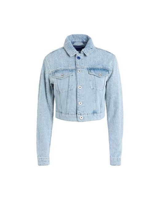 Karl Lagerfeld Jeans Klj Fitted Block Boucle Jacket Denim outerwear Organic cotton