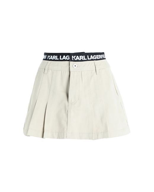 Karl Lagerfeld Jeans Klj Logo Pleated Skirt Mini skirt Organic cotton