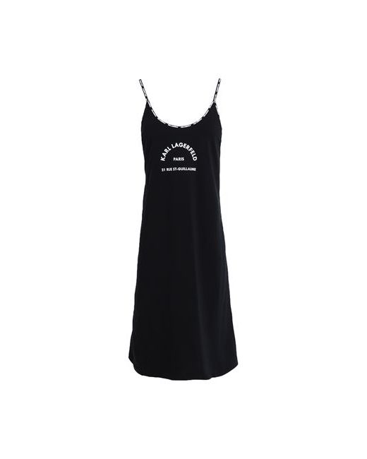 Karl Lagerfeld Logo Short Beach Dress Cover-up Organic cotton Elastane