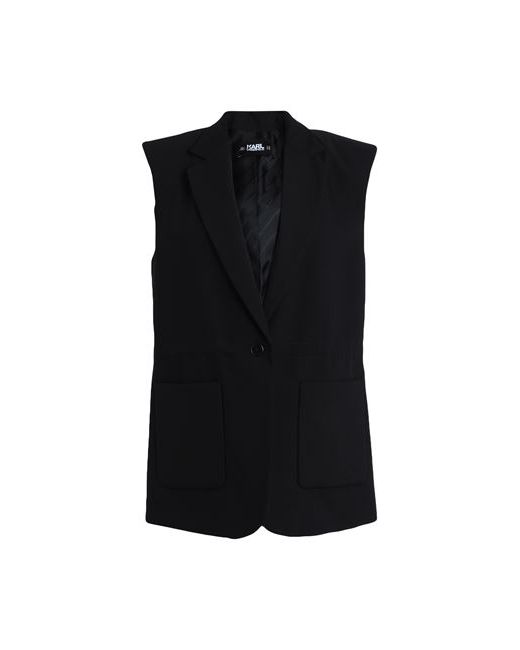 Karl Lagerfeld Tailored Gilet Blazer Polyester Viscose Elastane