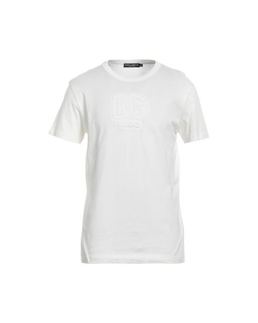 Dolce & Gabbana Man T-shirt Ivory Cotton