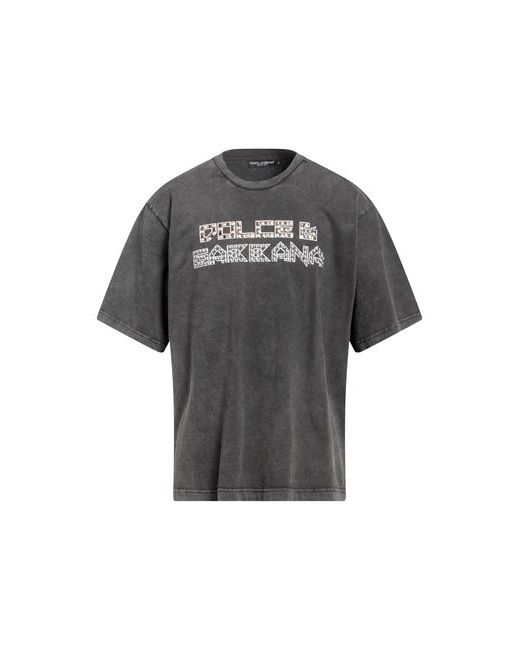 Dolce & Gabbana Man T-shirt Steel Cotton