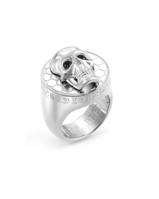Philipp Plein 3d kull Crystal Ring Man Stainless Steel