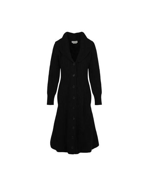 Alexander McQueen Wool Blend Ribbed Sweater Dress Midi dress Cashmere