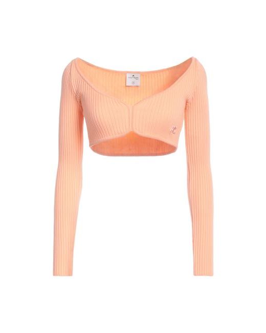 Courrèges Top Apricot Viscose Polyester