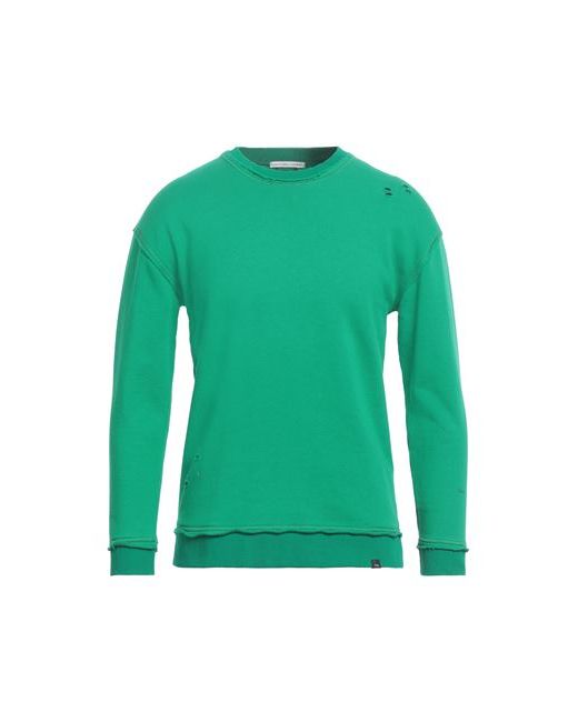 Grey Daniele Alessandrini Man Sweatshirt Cotton Polyester