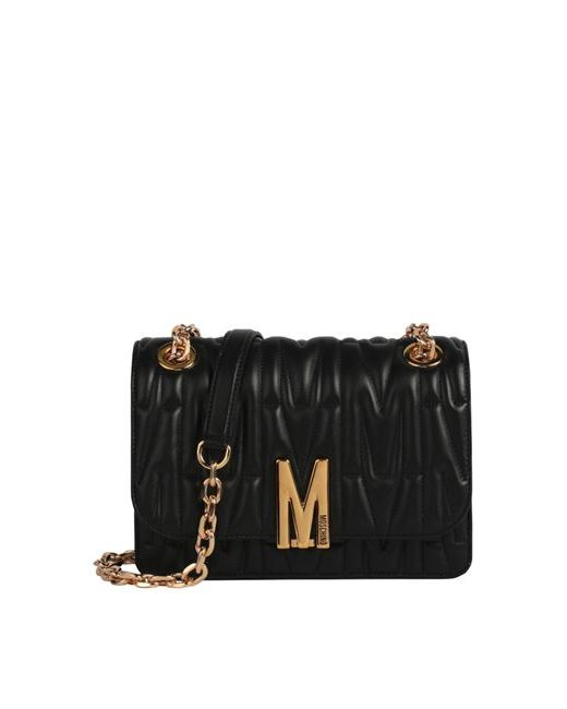 Moschino Quilted M Leather Shoulder Bag Cross-body bag Tanned leather