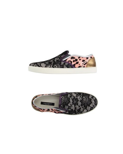 Dolce & Gabbana Sneakers Textile fibers Soft Leather