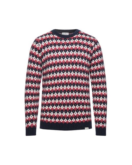 Brooksfield Man Sweater Midnight Virgin Wool Polyamide