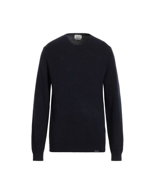 Brooksfield Man Sweater Midnight Wool Cotton Polyamide