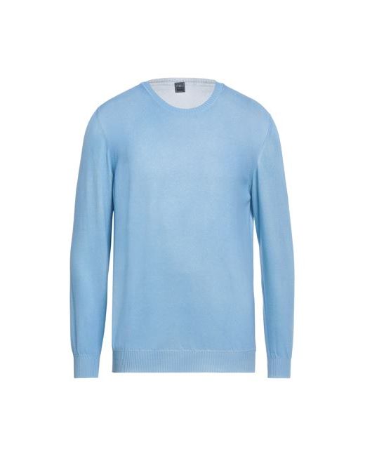Fedeli Man Sweater Sky Cotton
