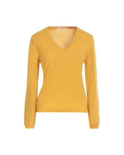 Kangra Sweater Ocher Merino Wool Cashmere