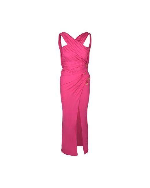 Versace Sleeveless Draped Cocktail Dress Maxi dress Viscose