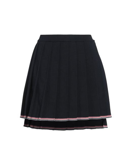 Thom Browne Mini skirt Midnight Virgin Wool Polyamide Elastane