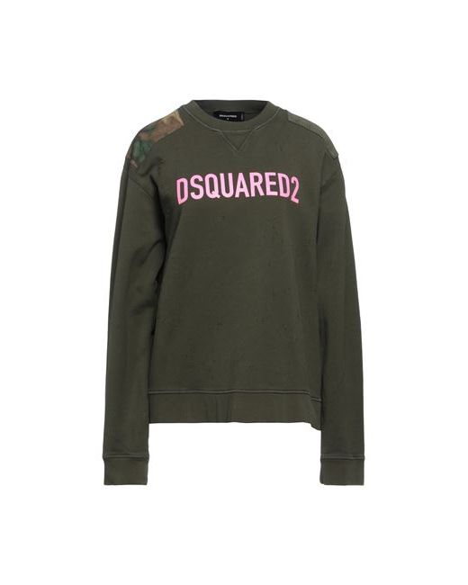 Dsquared2 Sweatshirt Military Cotton Elastane
