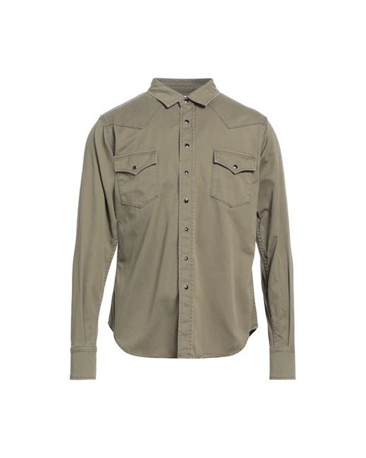 Saint Laurent Man Shirt Military Cotton