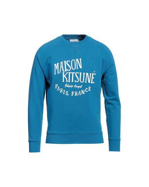 Maison Kitsuné Man Sweatshirt Azure Cotton