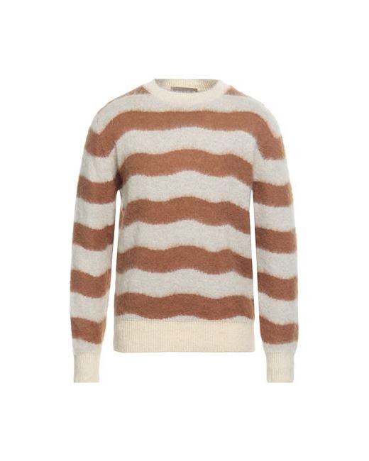 Salvatore Santoro Man Sweater Camel Acrylic Nylon Mohair wool Wool Elastic fibres
