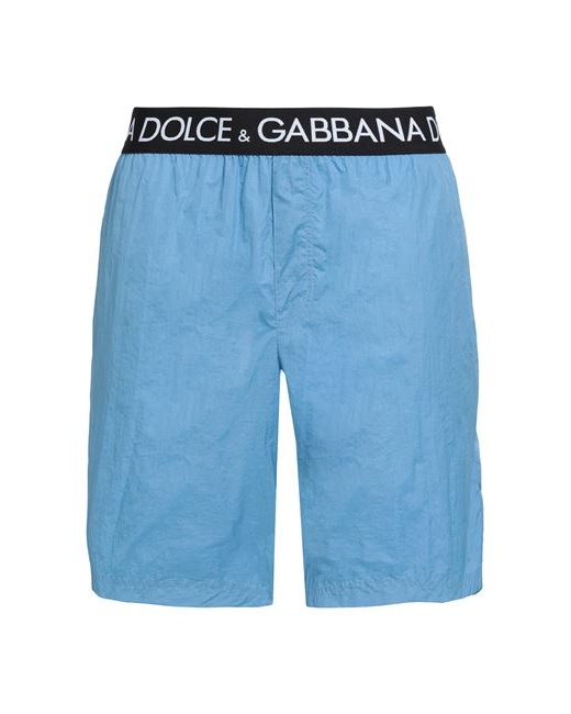 Dolce & Gabbana Man Swim trunks Sky Polyamide